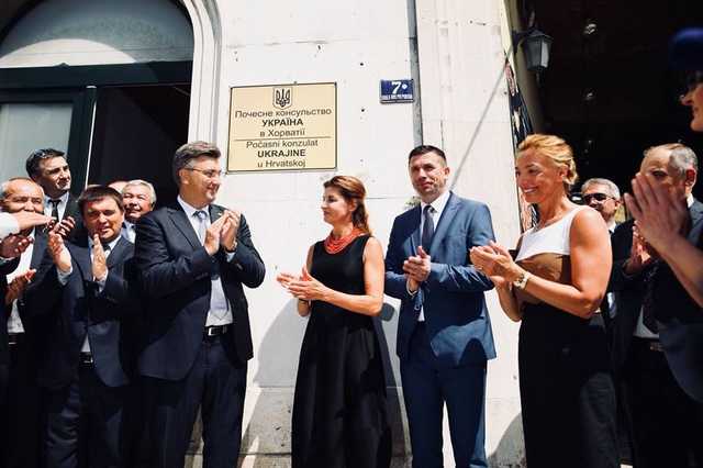 В Хорватии открылось почетное консульство Украины, в названии сделали ошибку