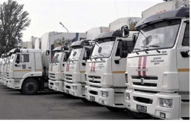 Россия отправила на Донбасс 80-й гумконвой