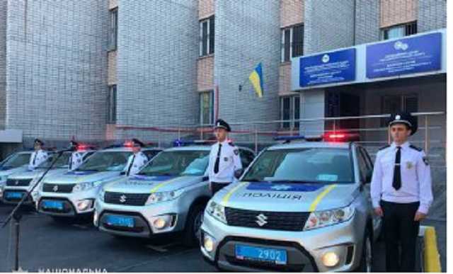 Полицейские Днепропетровщины получили 27 служебных автомобилей Suzuki Vitara