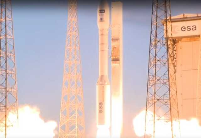 Ракета Vega с украинским двигателем помогла вывести на орбиту метеорологический спутник