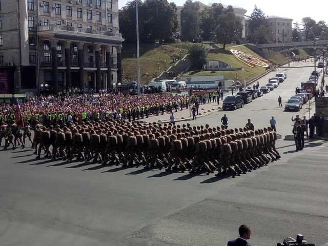 Впечатляющий военный парад в Киеве: чем хвасталась Украина
