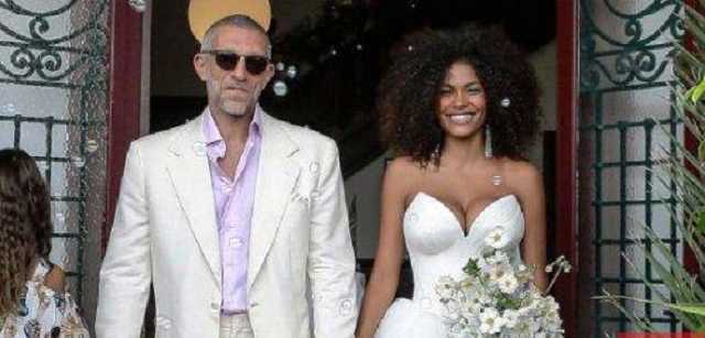 51-летний Венсан Кассель женился на 21-летней Тине Кунаки