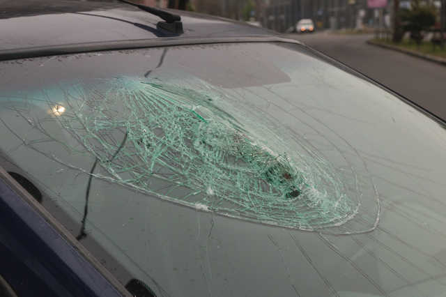 В центре Киева уснувший таксист устроил серьезное ДТП