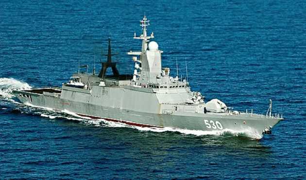 У берегов Латвии обнаружили российский военный корабль