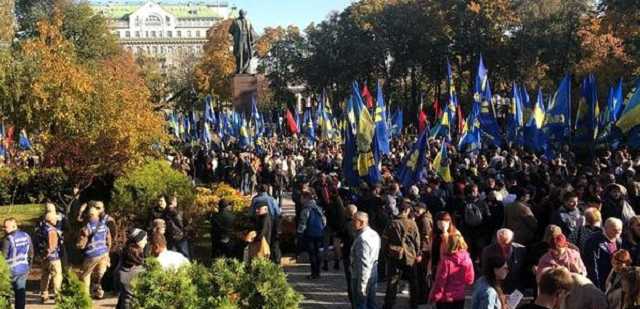 В полиции насчитали 15 тысяч человек участников марша УПА в Киеве
