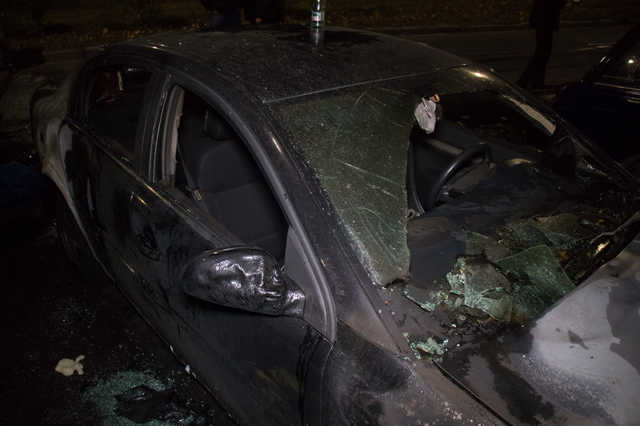 В Киеве подожгли авто переселенца из Луганска