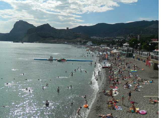 Украинцы лидируют по числу отдыхающих в Крыму