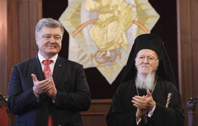 Варфоломей поблагодарил Порошенко за Андреевскую церковь