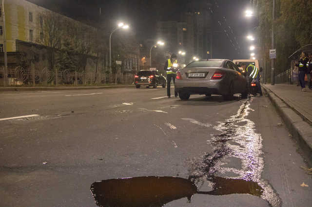 В центре Киева в ДТП попал дипломат из Греции