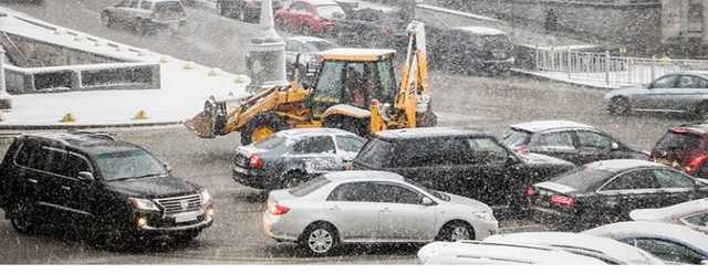 Киев парализовали 9-балльные пробки