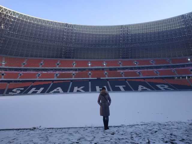 Пустыня: в сети показали свежие фото "Донбасс Арены"