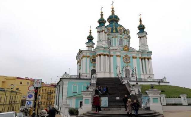 В Киеве задержали поджигателя Андреевской церкви