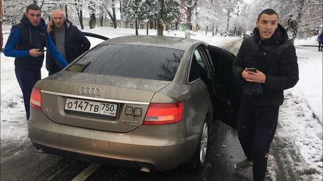 Под Ивано-Франковском водитель на российских номерах избил участника АТО