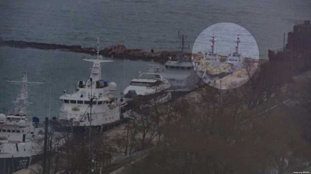 Журналисты обнаружили захваченные украинские катера "Никополь" и "Бердянск" в оккупированной Керчи