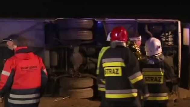 Масштабное ДТП в Польше: один погибший, 19 человек ранены