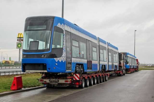 В Киев доставили последние польские трамваи Pesa