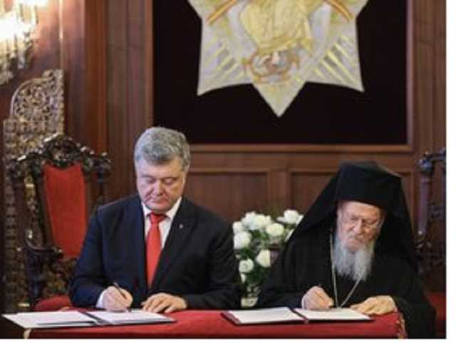 Варфоломей навсегда останется в истории православной церкви, - Порошенко
