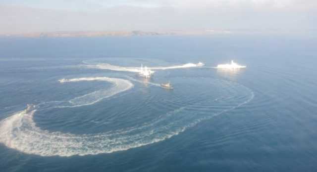 Азовское море превращается в каток