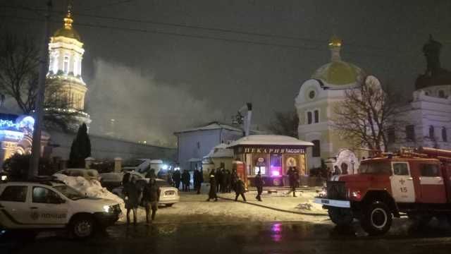 Подозреваемый в поджоге здания Киево-Печерской Лавры арестован на два месяца