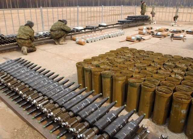 В России военные выбросили в болото боеприпасы на 1,3 миллиона рублей