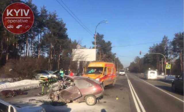 В Киеве произошло масштабное ДТП: много погибших