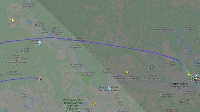 В России произошел захват самолета - на борту 75 человек