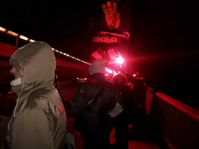 Націоналісти створили живий ланцюг на честь Дня Соборності