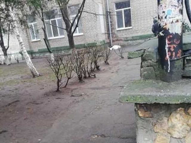 В Херсоне из окна больницы после общения с родственниками выбросился старик