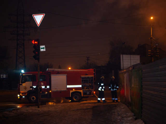 В Днепре сгорела стройка