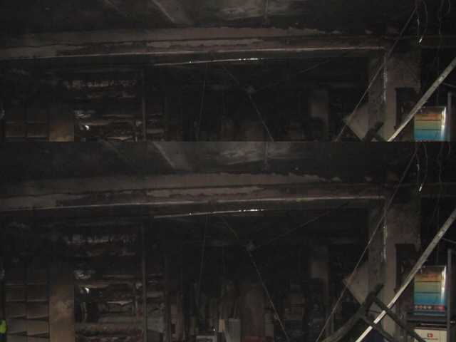 Масштабный пожар на швейном складе в Харькове полиция расследует как поджог