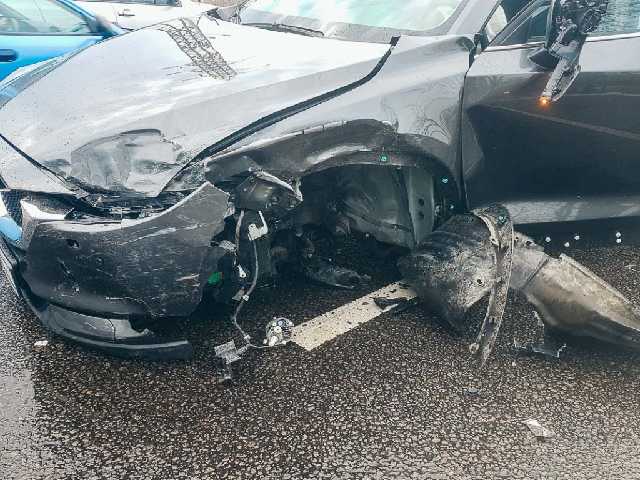 В Днепре произошло ДТП при участии трех иномарок