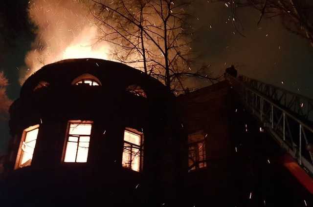 В Днепре сгорела памятка архитектуры