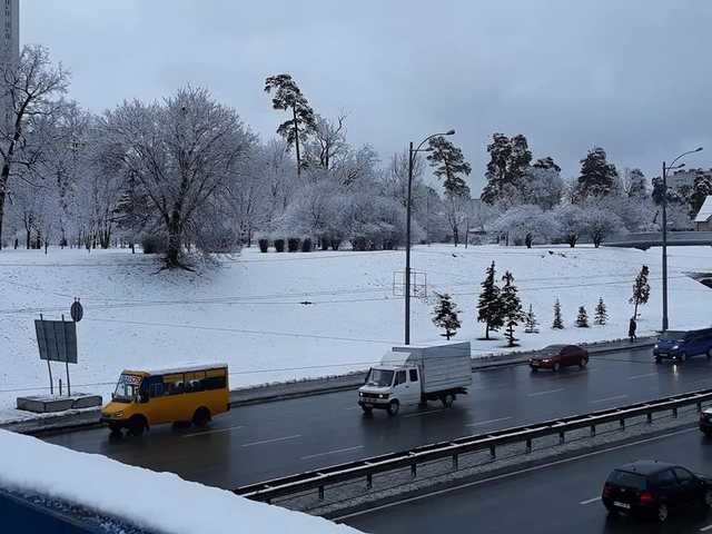 55 февраля: Киев засыпало снегом