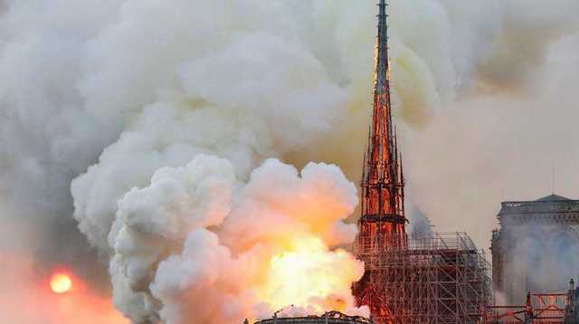 Пожар в соборе Парижской Богоматери: названа причина