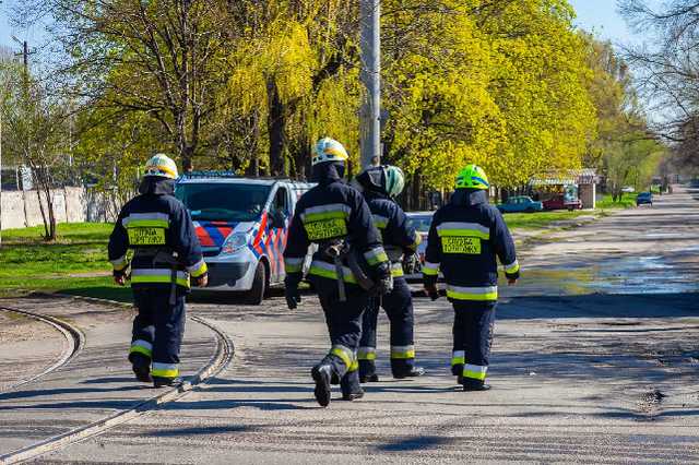В Днепре на ходу загорелся автомобиль