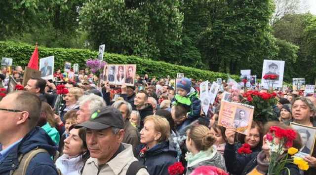 Видео с киевского "Бессмертного полка" разгневало сеть