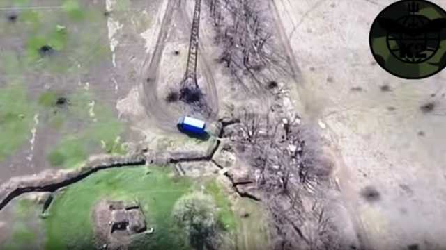 Украинские военные уничтожили грузовик боевиков с боеприпасами