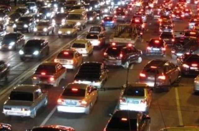 Накануне инаугурации Киев сковали пробки