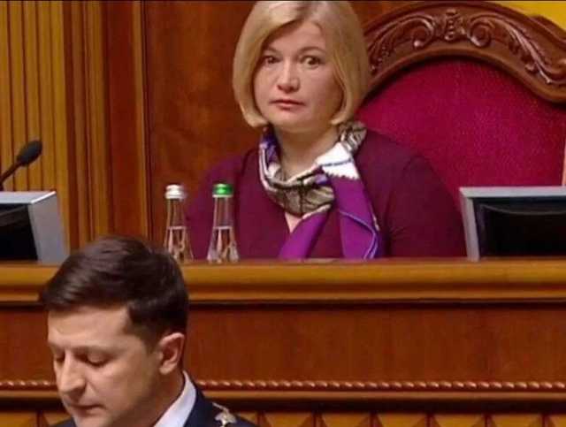 Геращенко объяснила свое удивленное лицо на инаугурации Зеленского