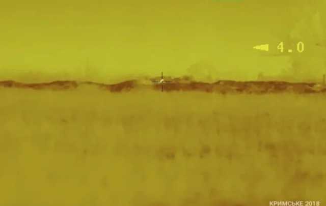 Появилось видео уничтожения позиций боевиков с использованием тепловизионного прицела Арчер