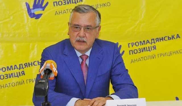 Гриценко и партия Саакашвили будут идти на выборы отдельно