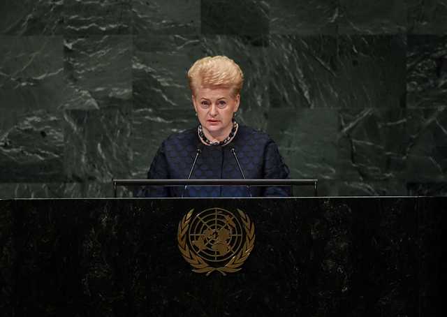 Підтримка українського народу має залишатися нашою стратегічною позицією, – останній виступ Грібаускайте