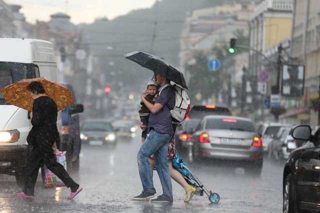 Сегодня в Киеве ожидается гроза