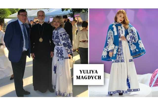 Жена Луценко пришла на благотворительный вечер в вышиванке за 50 000 гривен