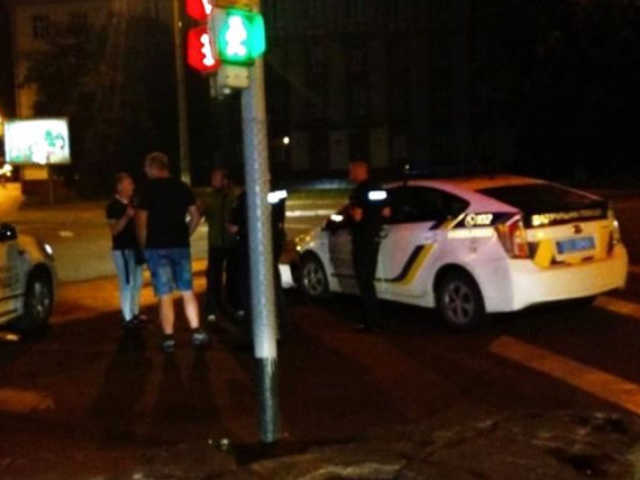 В Виннице в ДТП попало полицейское авто