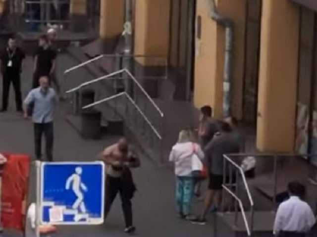Стрельба в центре Киева: происшествие попало на видео
