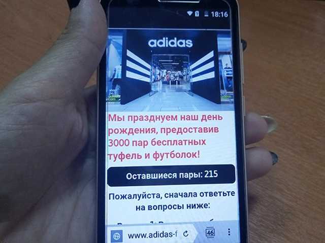 «Осторожно, мошенники!»: раскрыта схема с «бесплатными» кроссовками Adidas