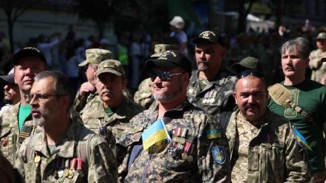 "Путин х**ло": в Киеве ветераны АТО "поздравили" президента России