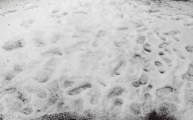 В украинское село в конце августа пришла зима