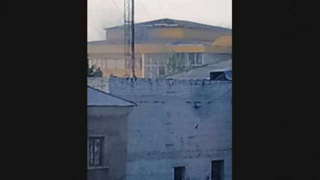 В Макеевке горел разграбленный «Фуршет»: опубликованы фото